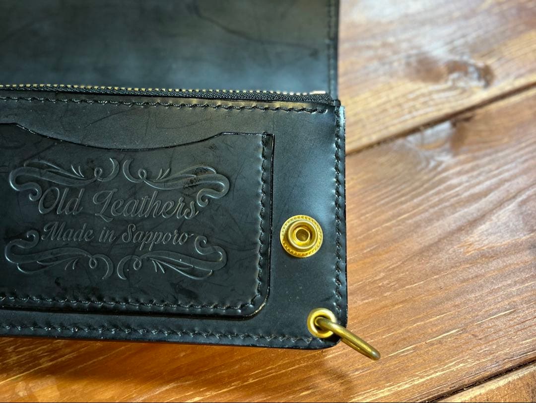 トラッカーウォレット TW-03 クロコダイル × コードバン仕様