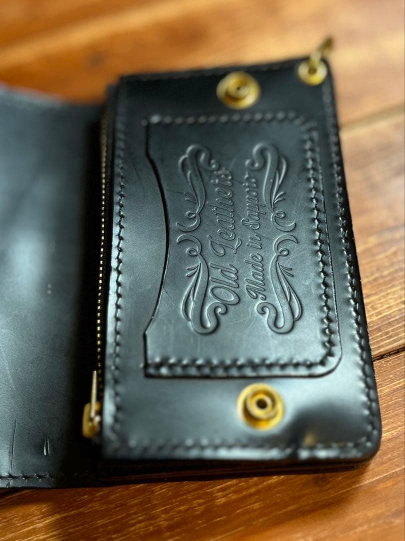 トラッカーウォレット TW-03 クロコダイル × コードバン仕様