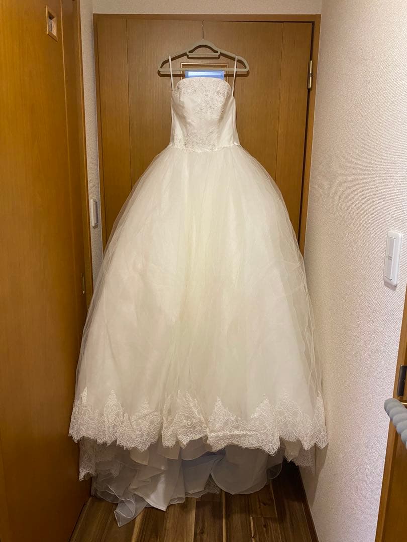 【今だけ期間限定値下】プリンセスラインワタべウエディング雅叙園オリジナルドレスM