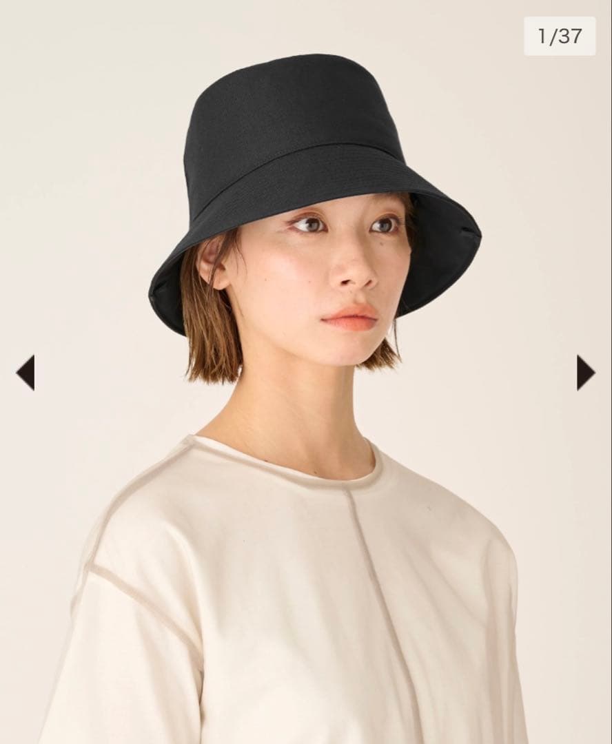 サンバリア100 バケットハット(ブラック-L)