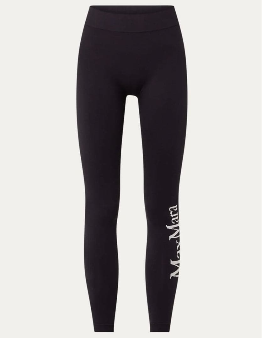 'S MAX MARA BASILEA バジレア テクニカル ロゴ レギンス