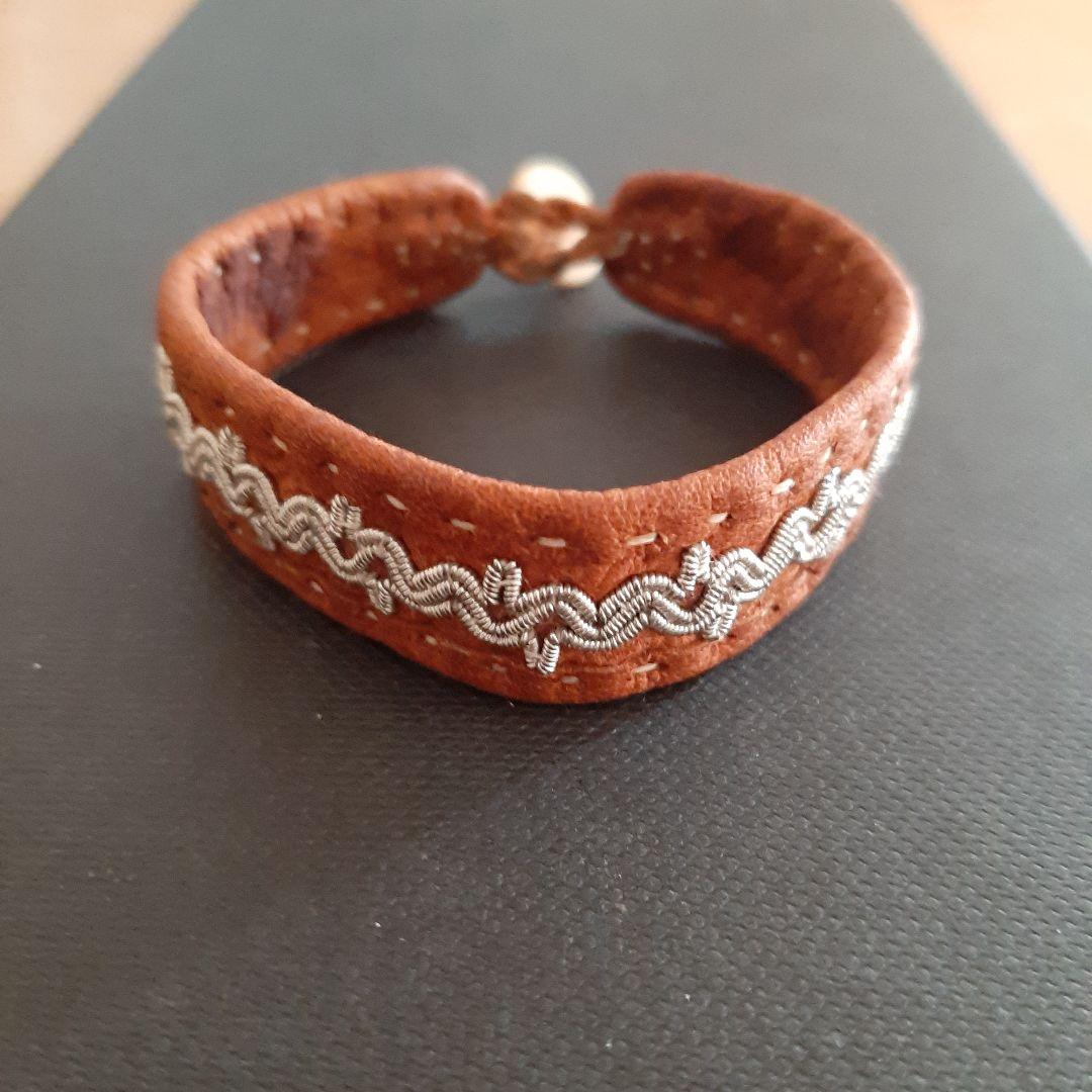 マリアルドマン サーミブレスレット ブラウン×シルバー