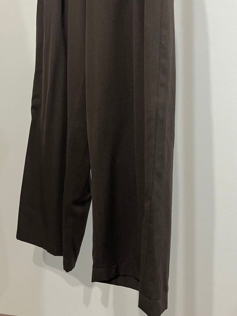 juha エアーツイルワイドパンツ　ブラウン size3