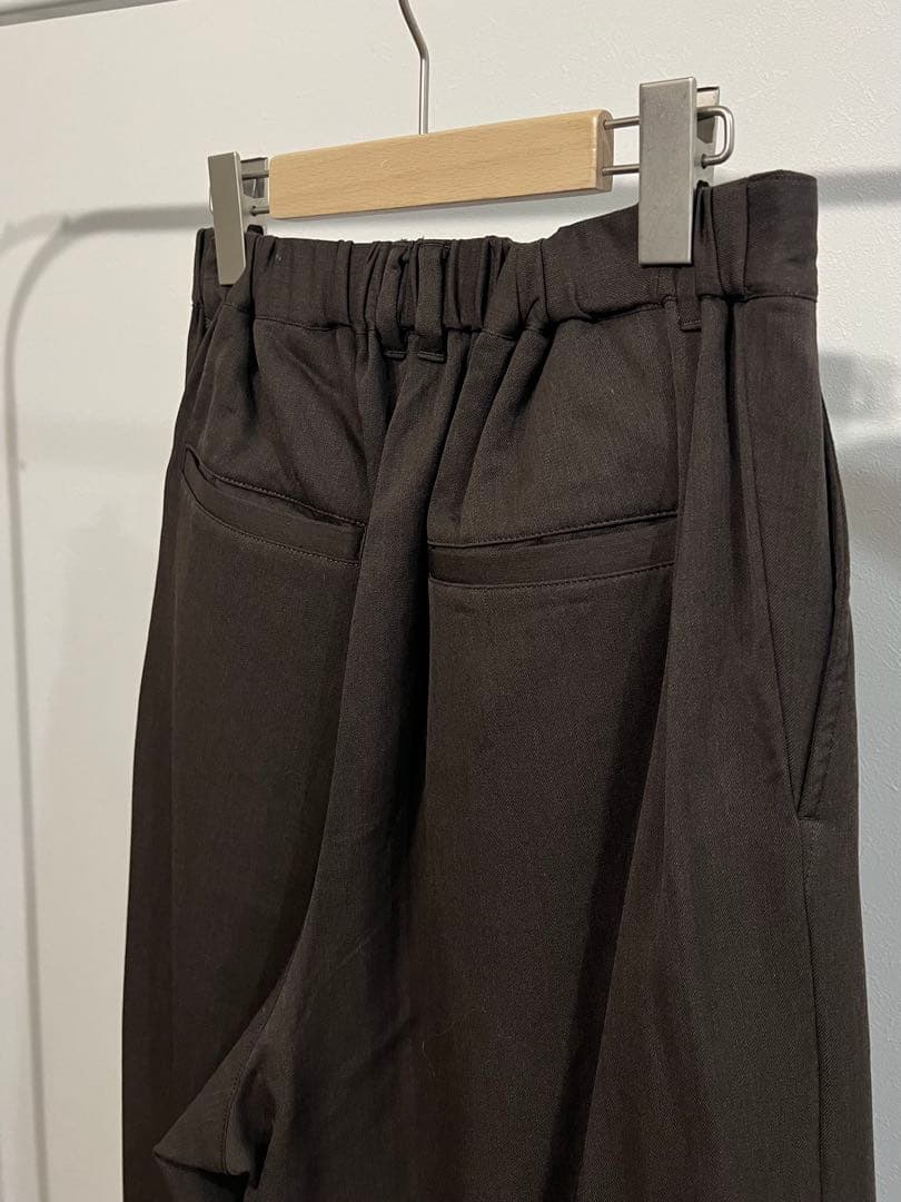 juha エアーツイルワイドパンツ　ブラウン size3