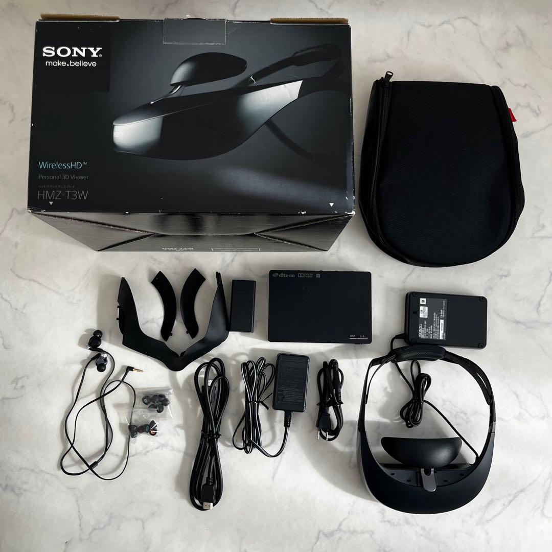 美品 SONY HMZ-T3W ヘッドマウントディスプレイ