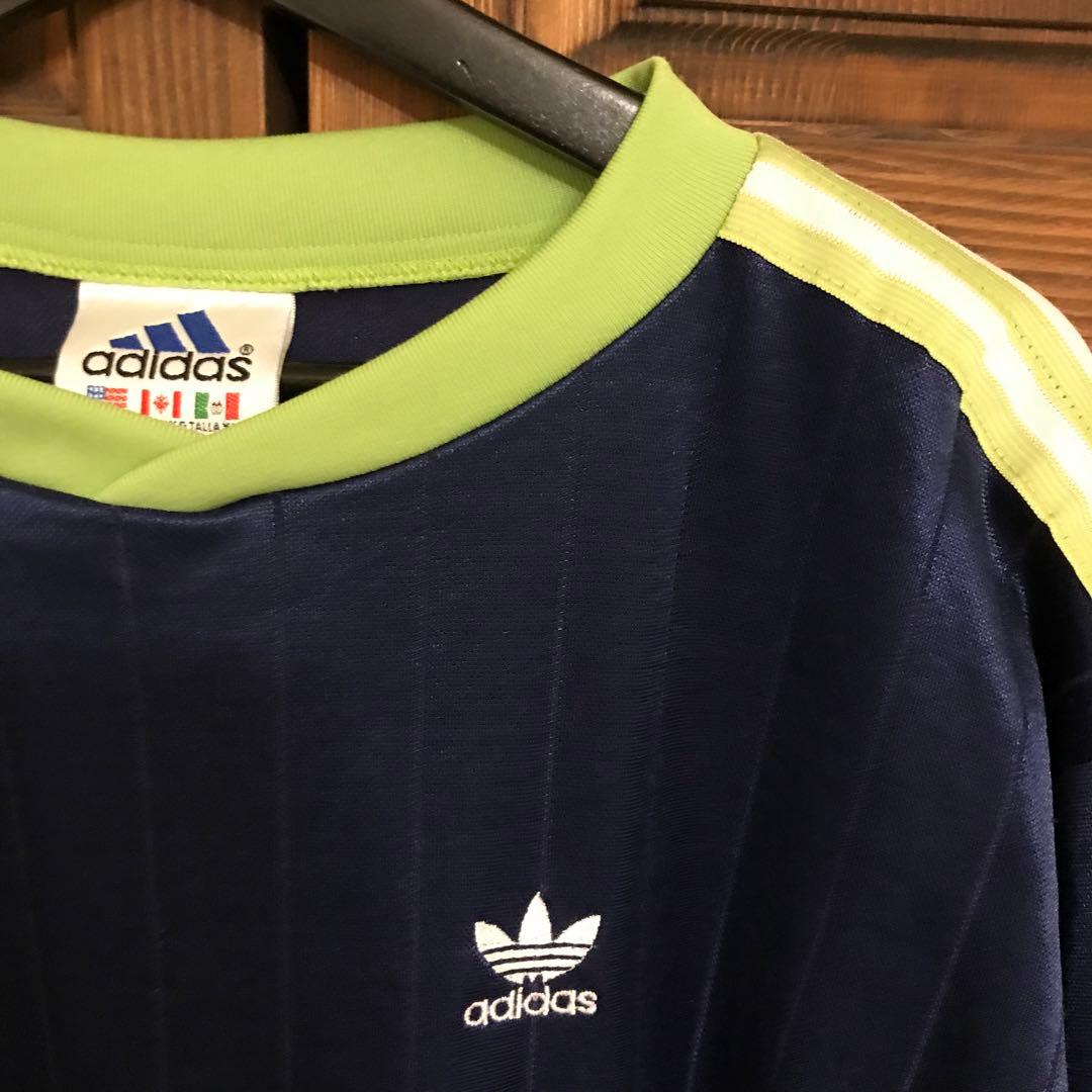 80s 90s adidas ゲームシャツ　usa製　King Gnu 常田