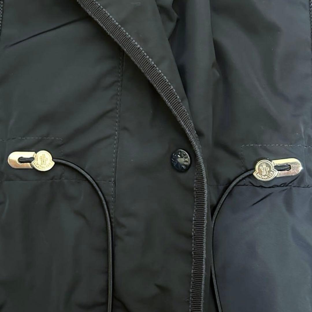美品　ジャパン代理店表記有　MONCLER スプリングコート　ネイビー　2 M