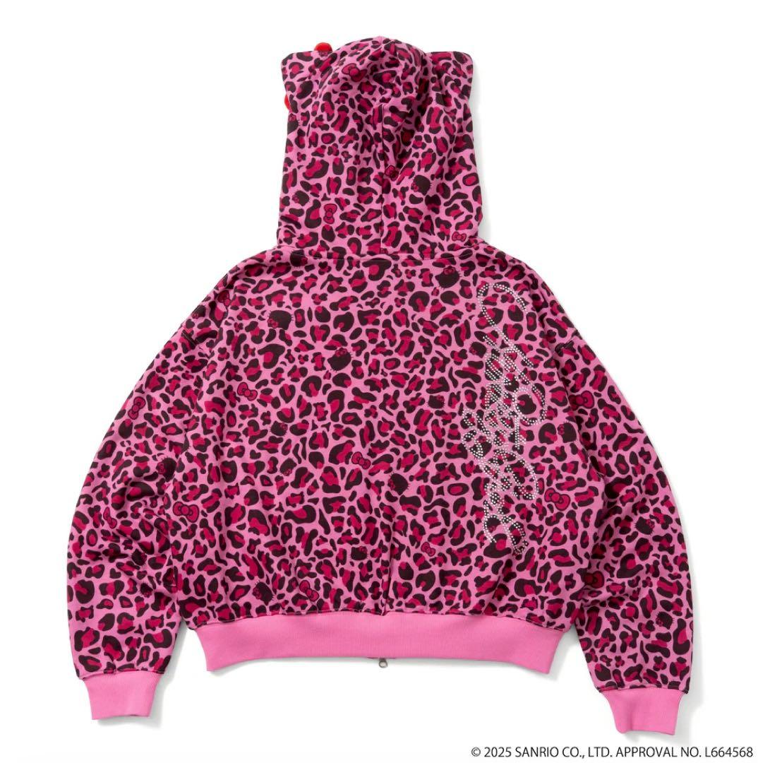 トップス 9090 girl HELLO KITTY Eared Zip Hoodie M