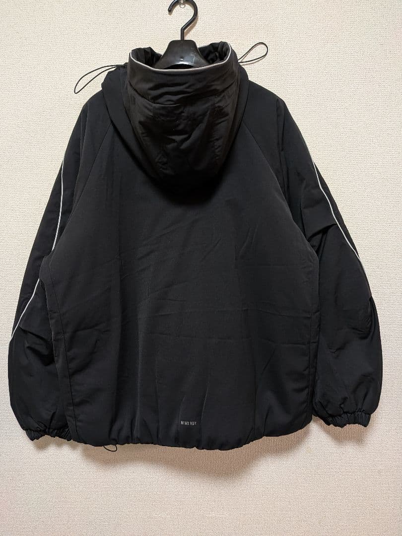 【adidas 】新品未使用 ブラック中綿 ジャケットタグ付きＬサイズ