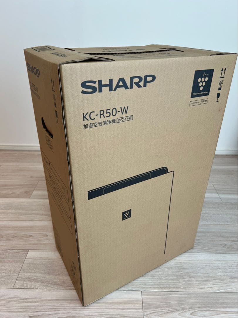 【新品未使用品】SHARP KC-R50-W 加湿空気清浄機