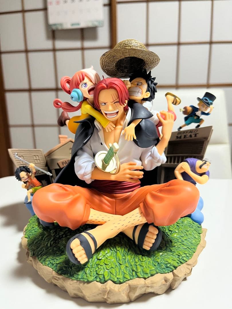 ワンピース シャンクス JC104巻 掛け替えカバーイラスト ジオラマ