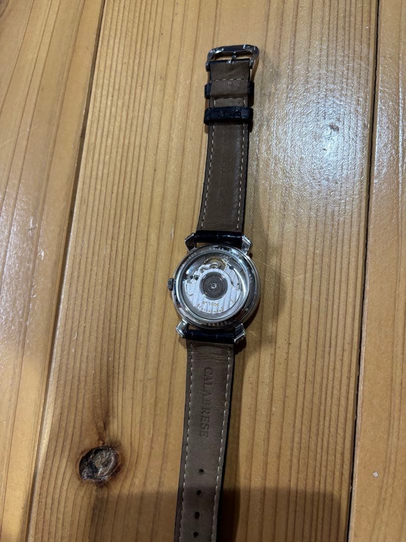 ハ*ン様 独立時計師 ヴィンセント・カラブレーゼ バラディン ブルー　純正革ベル