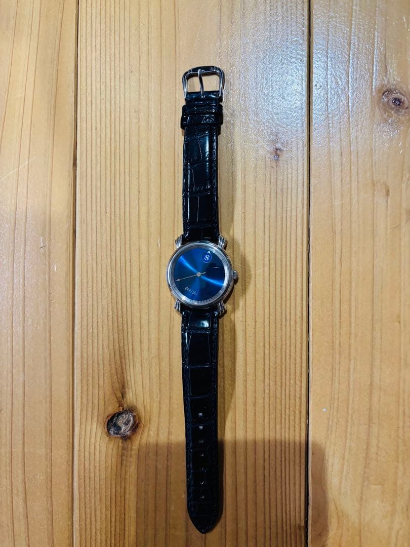 ハ*ン様 独立時計師 ヴィンセント・カラブレーゼ バラディン ブルー　純正革ベル