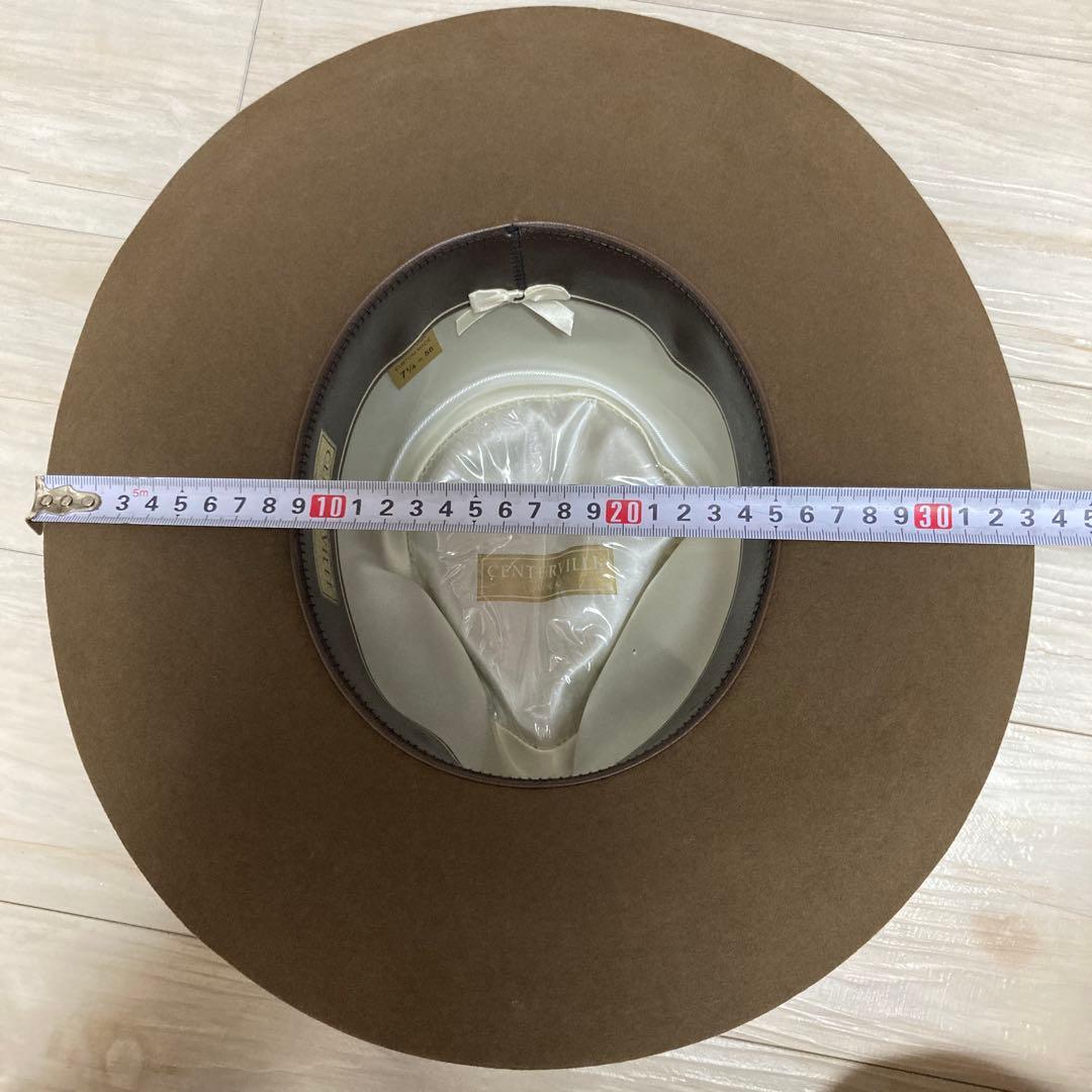 ヴィンテージ　CENTERVILLE ウエスタンハット ブレード　ステットソン