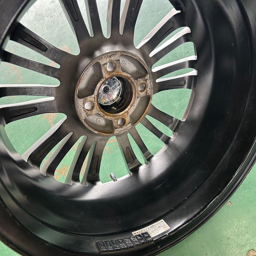 中古アルミ16X6.5　4穴　レイズマルカ　ブロッケン　カローラ、アクア、ヤリス