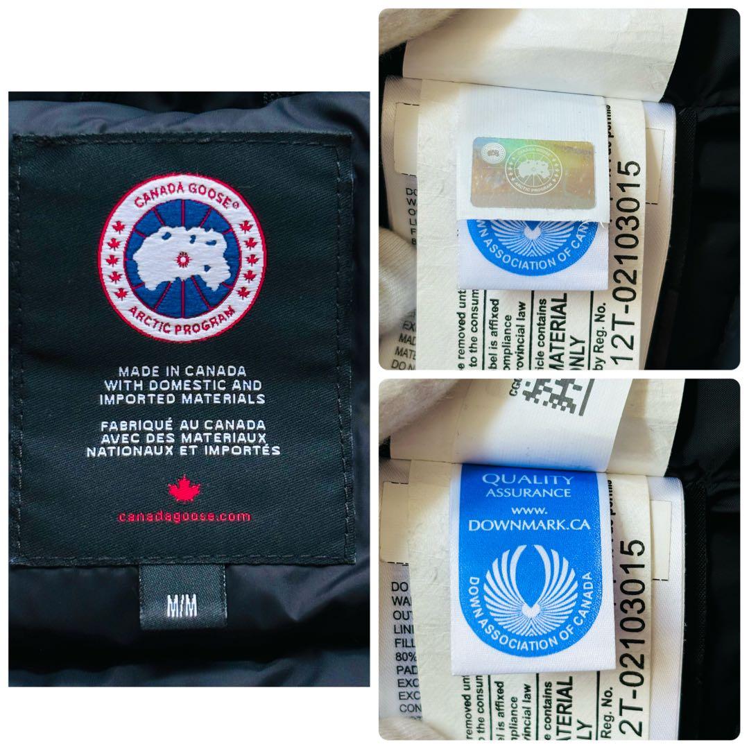 美品‼︎ カナダグース フリースタイルクルーベスト ダウン 黒 大きいサイズ M