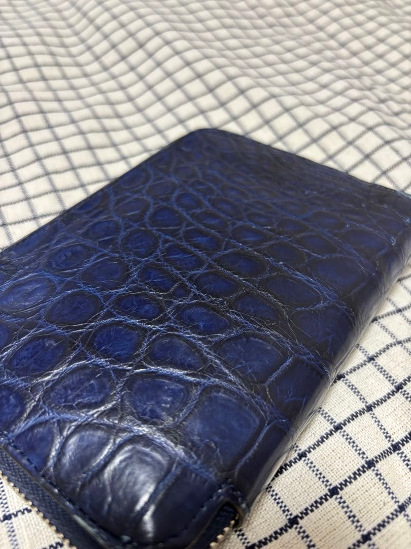 ITTI イッチ 財布　クロコダイル　INDIGO