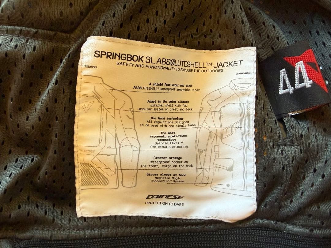 Dainese SPRINGBOK JACKET サイズ44