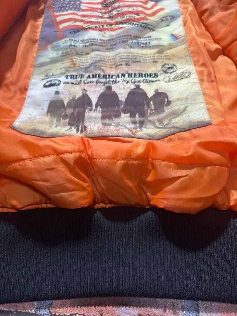 TOP GUN USAF MA-1 フライトジャケット L