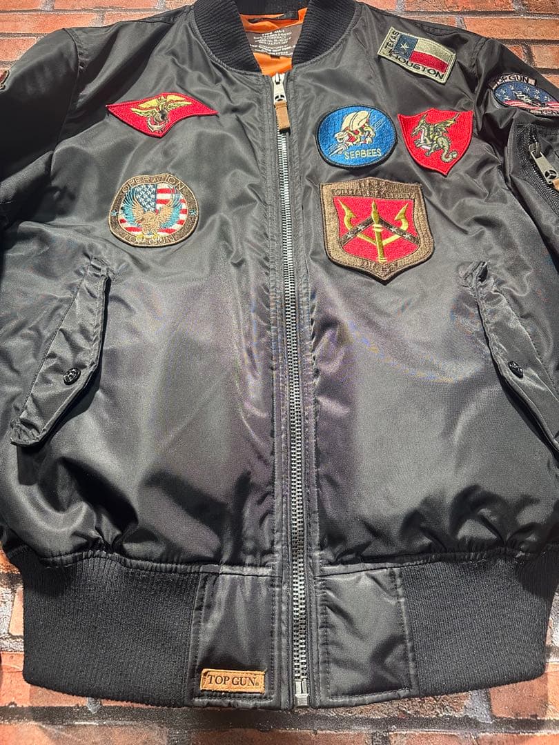 TOP GUN USAF MA-1 フライトジャケット L