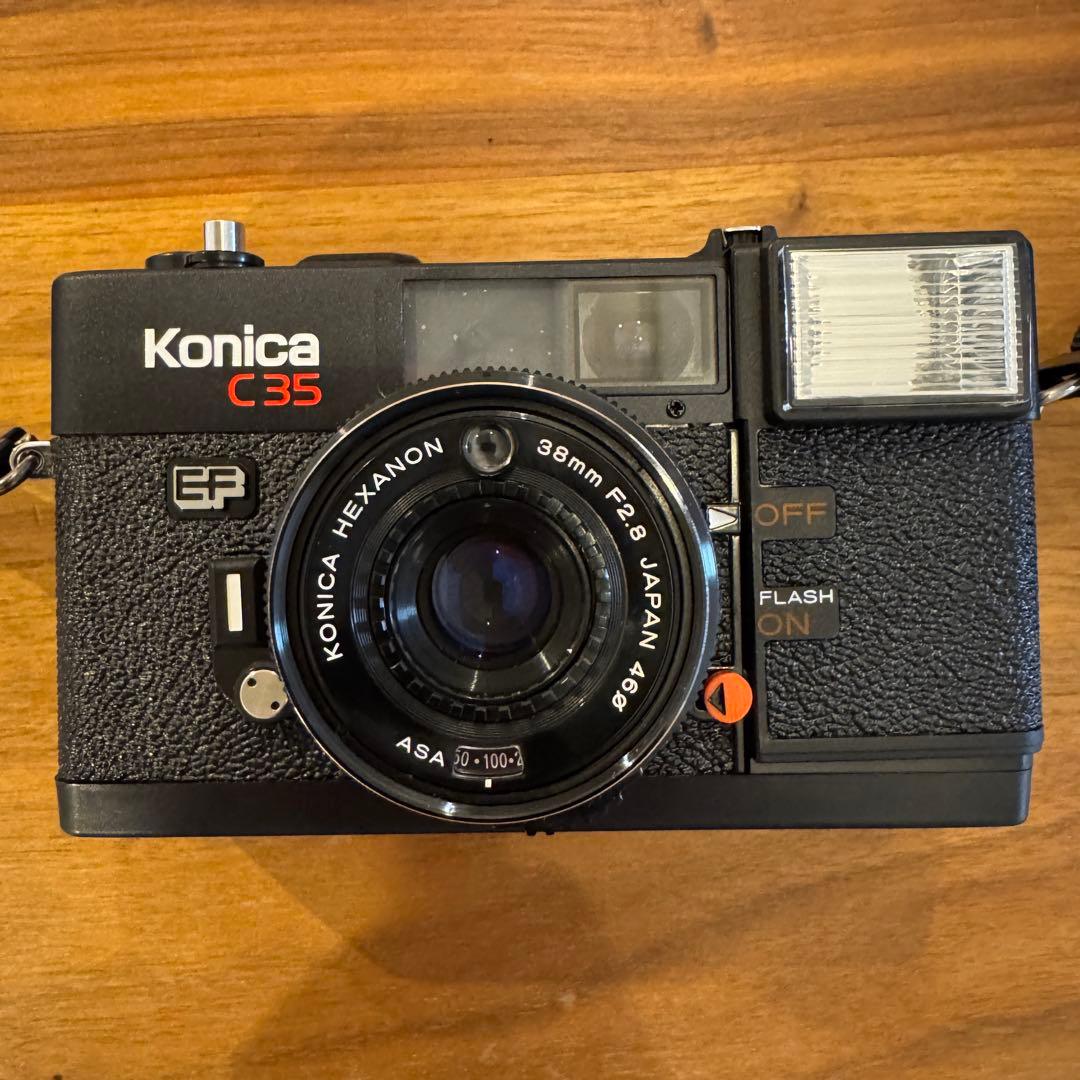 【完動品、極美品】コニカ C35 EF 初代ピッカリコニカ