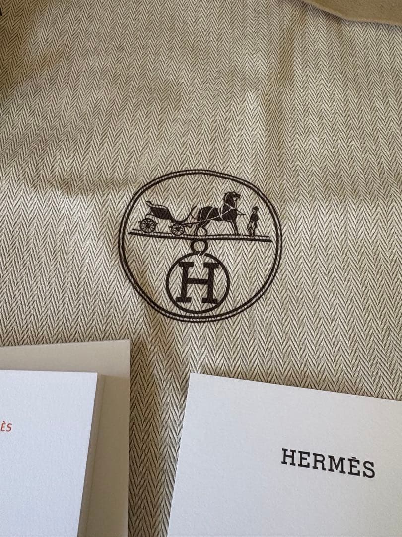 極美品 エルメスバーキン25 バッグ 空箱　巾着カバー フェルト 保護布　セット