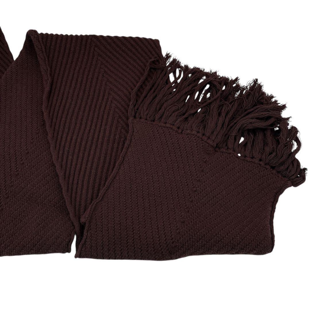 【美品】ルイヴィトン/カシミアロングマフラー/ストール/フリンジ/ポケット付き