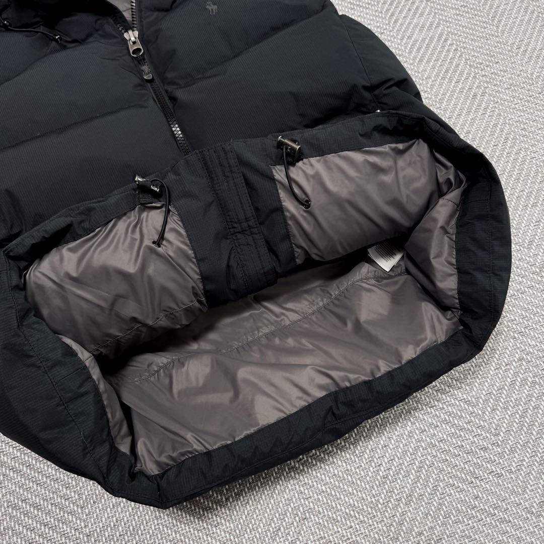 美品 ポロラルフローレン 近代モデル ダウンベスト ブラック ポニー刺繍 M