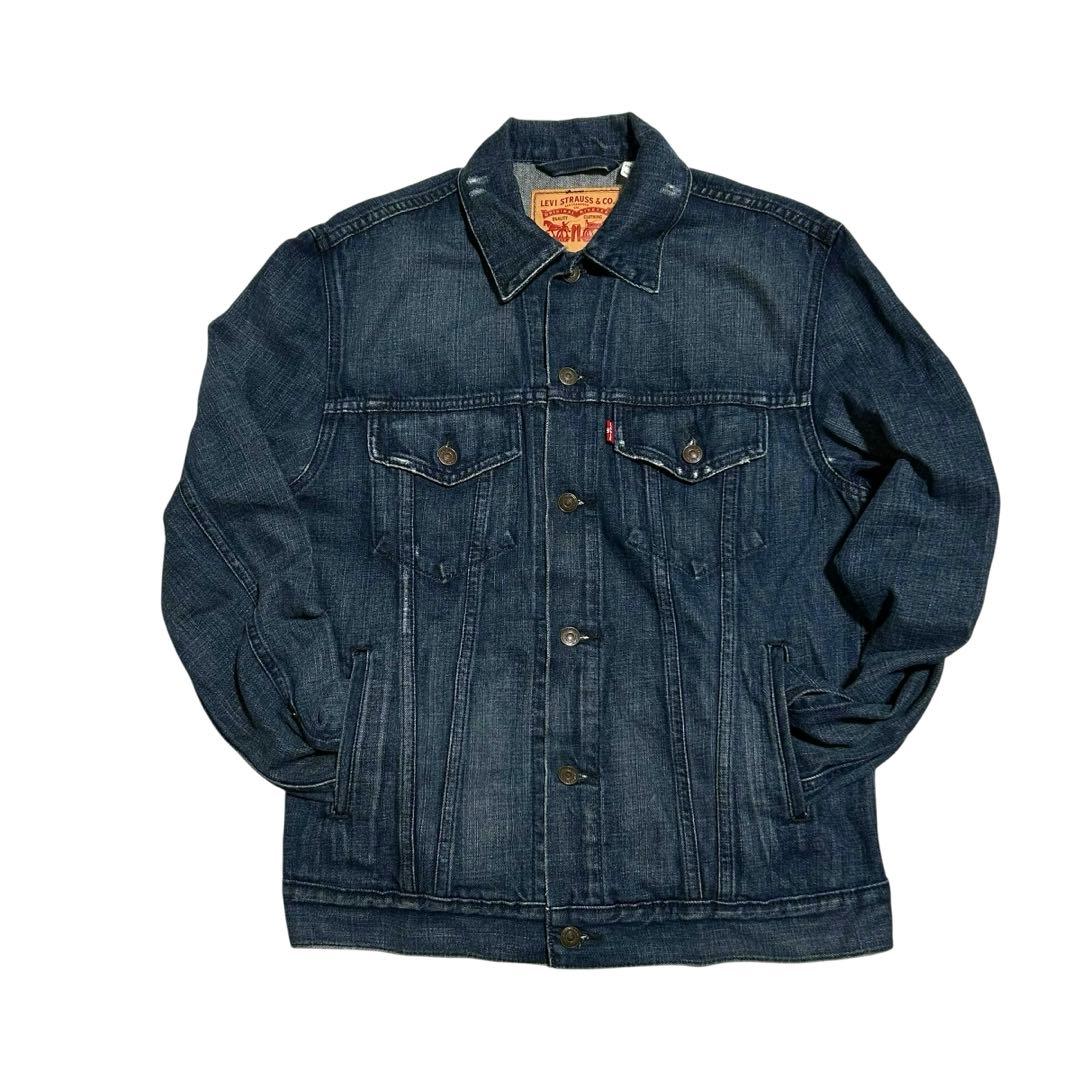 【希少・背面ロゴ】Levi's リーバイス デニムジャケット バッファロー