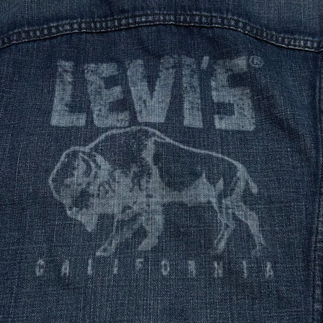 【希少・背面ロゴ】Levi's リーバイス デニムジャケット バッファロー