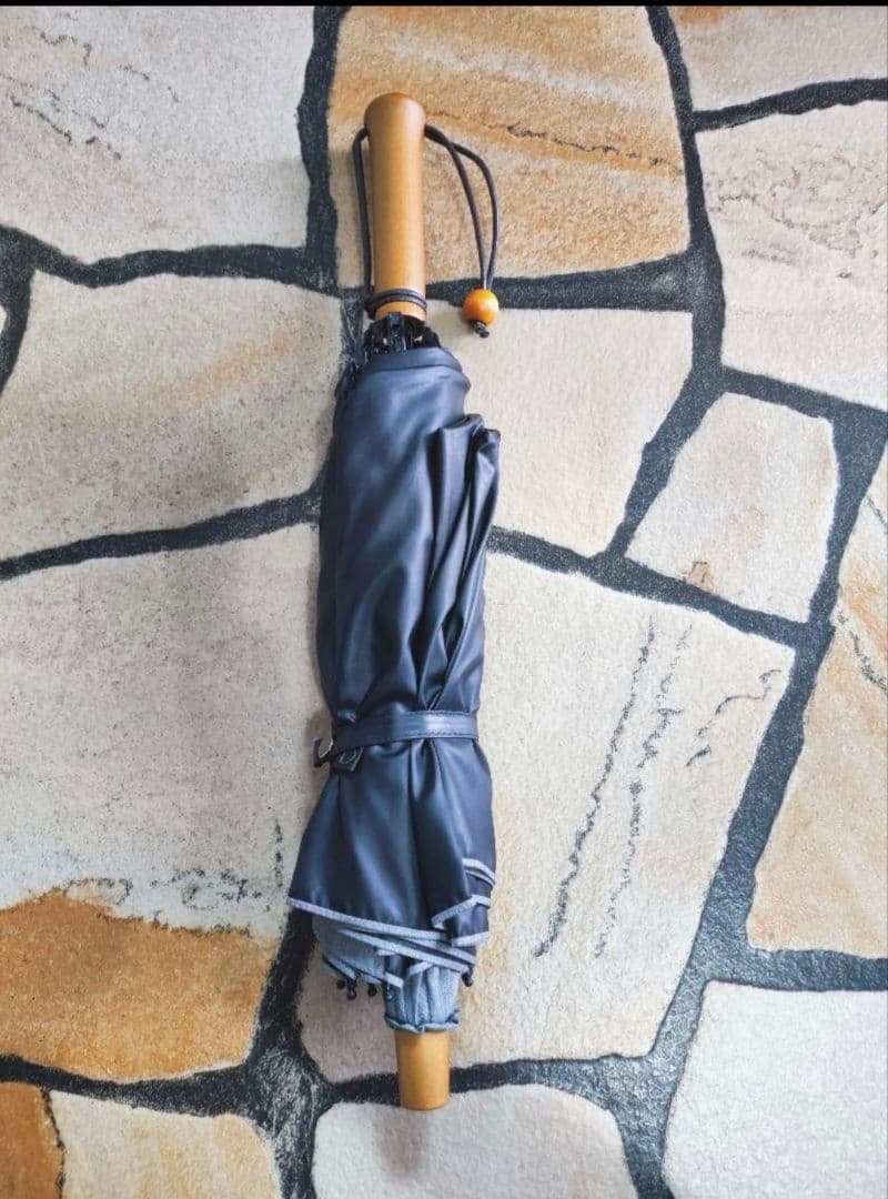 サンバリア100　日傘　2段折り フロスト グレー