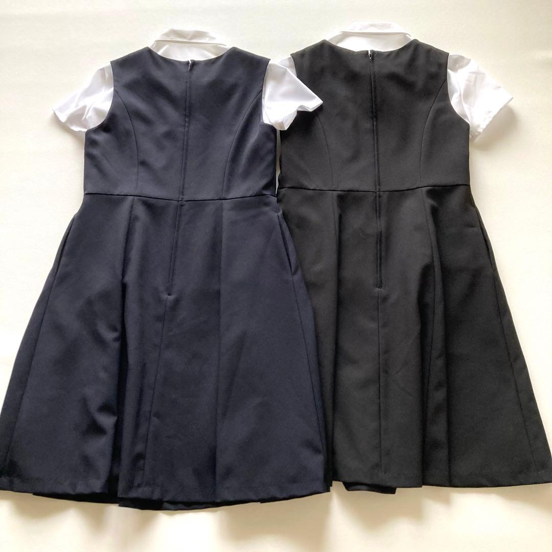 【極美品】CHOPIN （半袖ブラウス、ジャンパースカート） 双子用