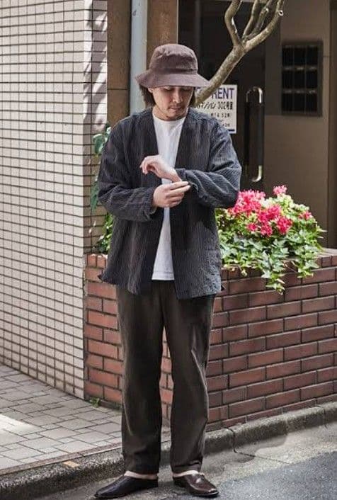 confect リネンペーパーストライプジャケット FREEサイズ