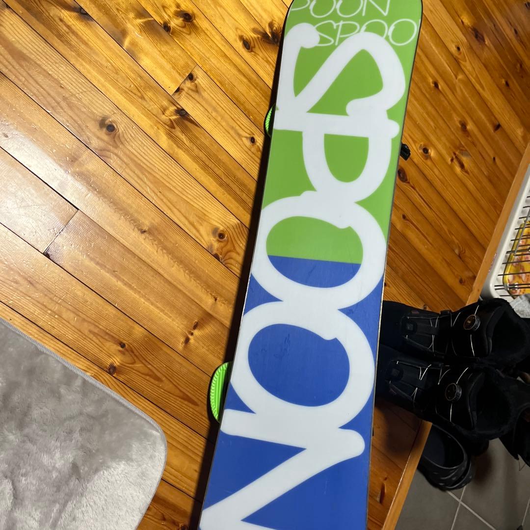 美品Spoon スノーボード 130センチ３点セット