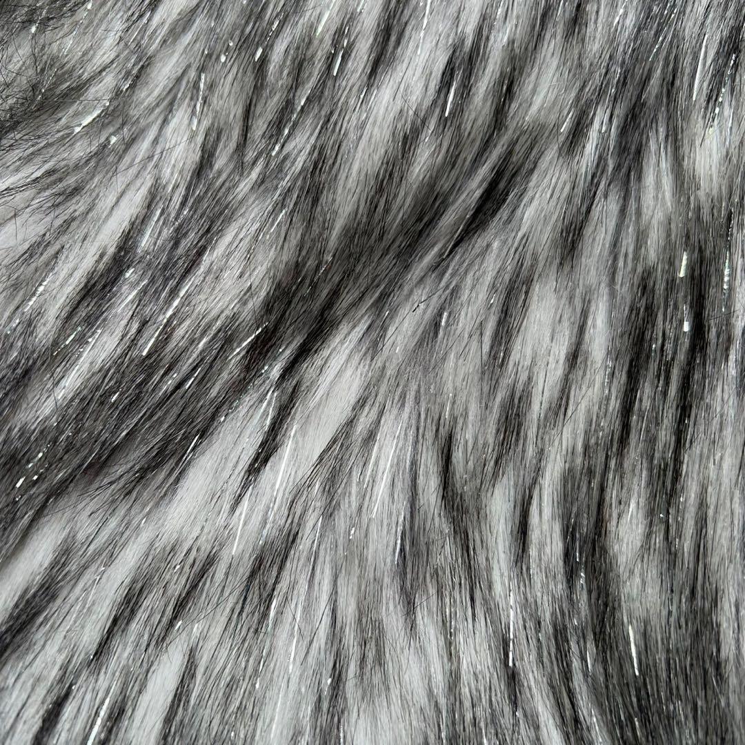 HERNO リゾート ラメファー ドッキング ダウンベスト フーデット