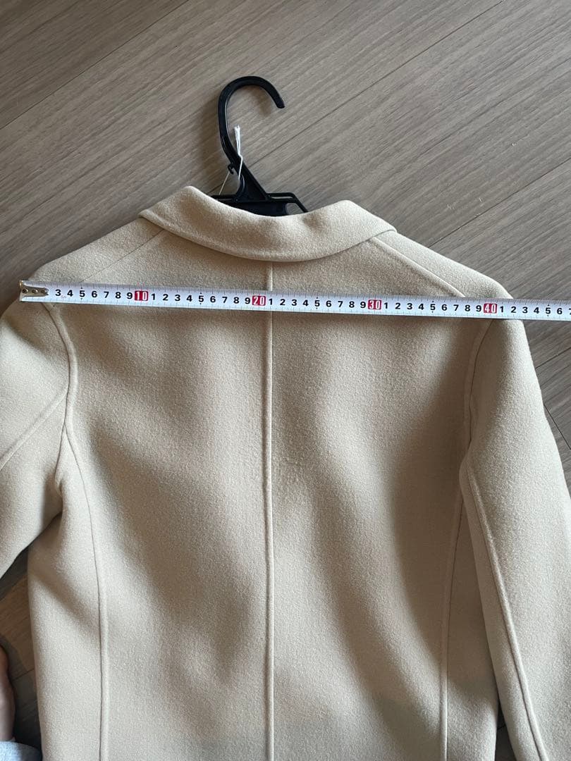 Madison Blue ベージュ ダブルブレスト チェスターコート