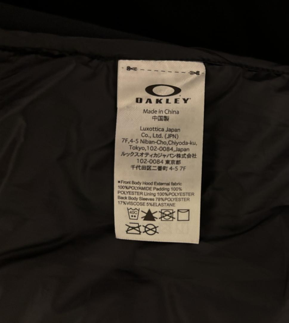 オークリー ゴルフウェア 長袖ウインドブレーカー 秋 冬