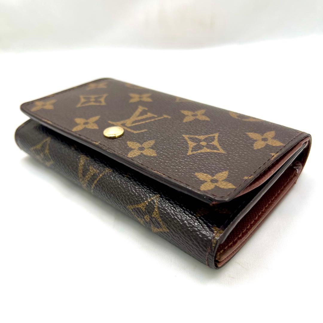 【美品】 ルイヴィトン モノグラム ポルトモネジップ M61738二つ折財布