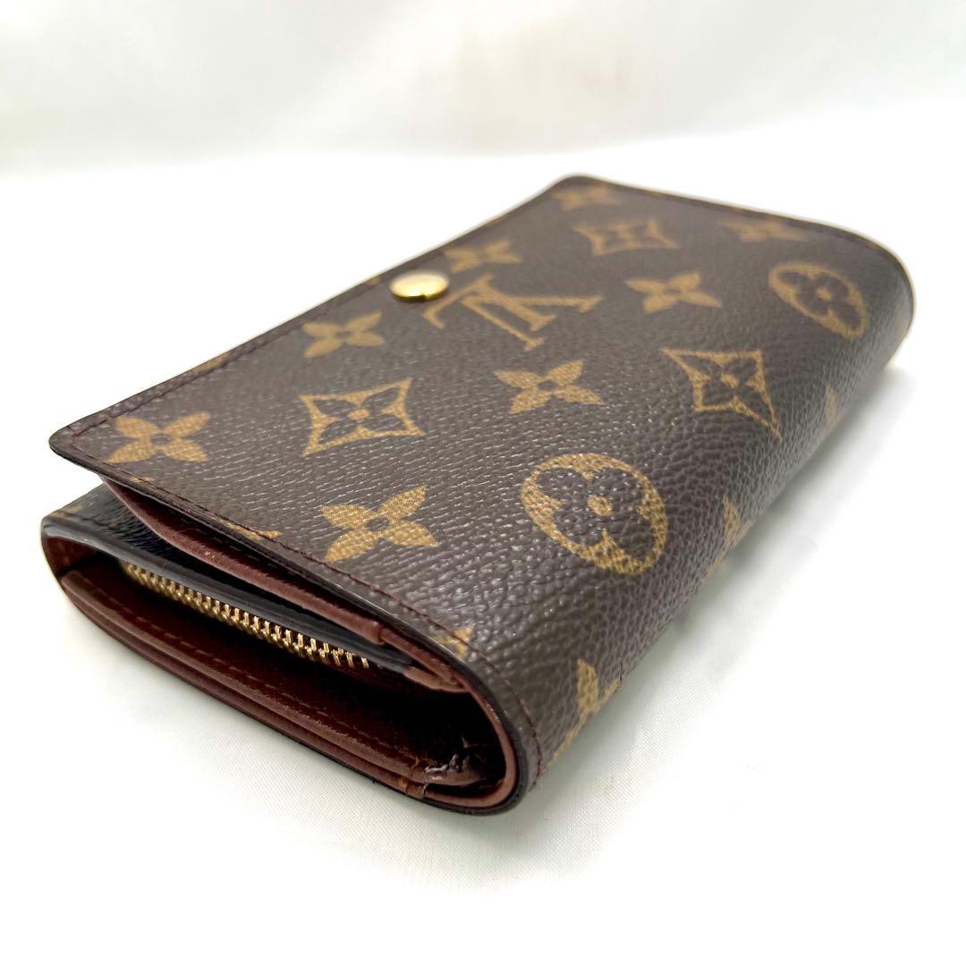【美品】 ルイヴィトン モノグラム ポルトモネジップ M61738二つ折財布