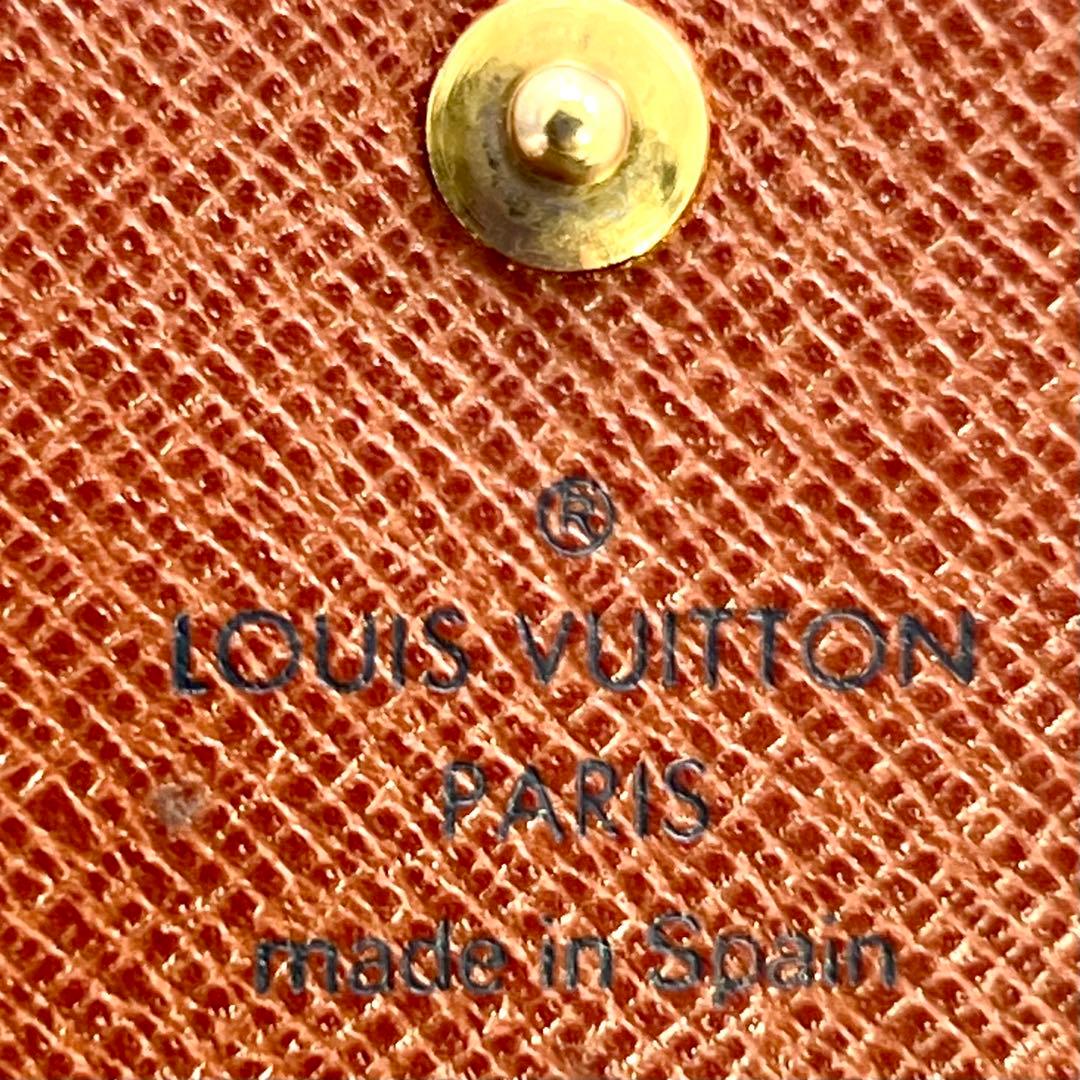 【美品】 ルイヴィトン モノグラム ポルトモネジップ M61738二つ折財布