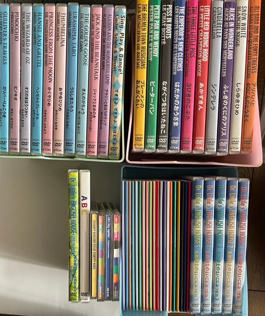 チャスピー　英語DVD　TDKえいごどうわ館　教材