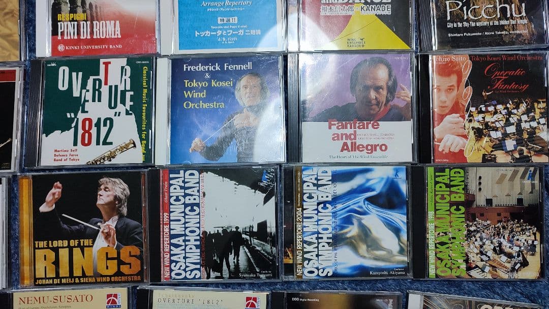 吹奏楽　CD 36枚セット＋CD BOX＋　DVD 5枚セット＋書籍2冊