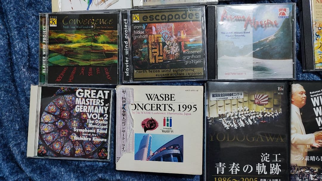 吹奏楽　CD 36枚セット＋CD BOX＋　DVD 5枚セット＋書籍2冊