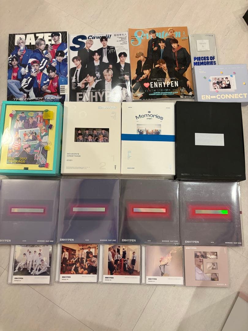 enhypen グッズ 特典 アルバム まとめ売り まとめ memories