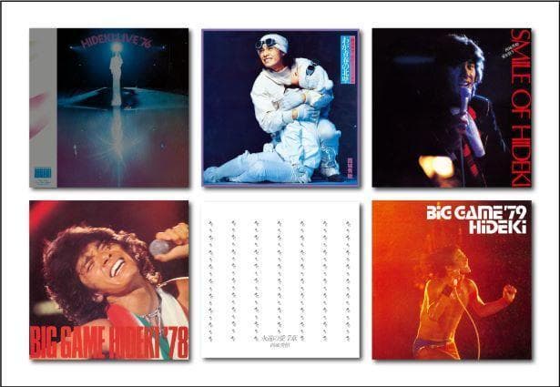 セール新品　西城秀樹 50周年記念 紙ジャケット復刻第四弾　CD6タイトルセット