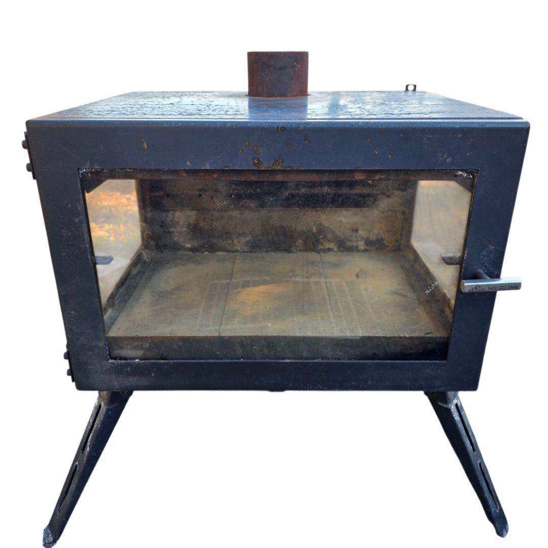 マウントスミ アウトドア薪ストーブ オーラ ver.2 延長脚・ピザストーン付き