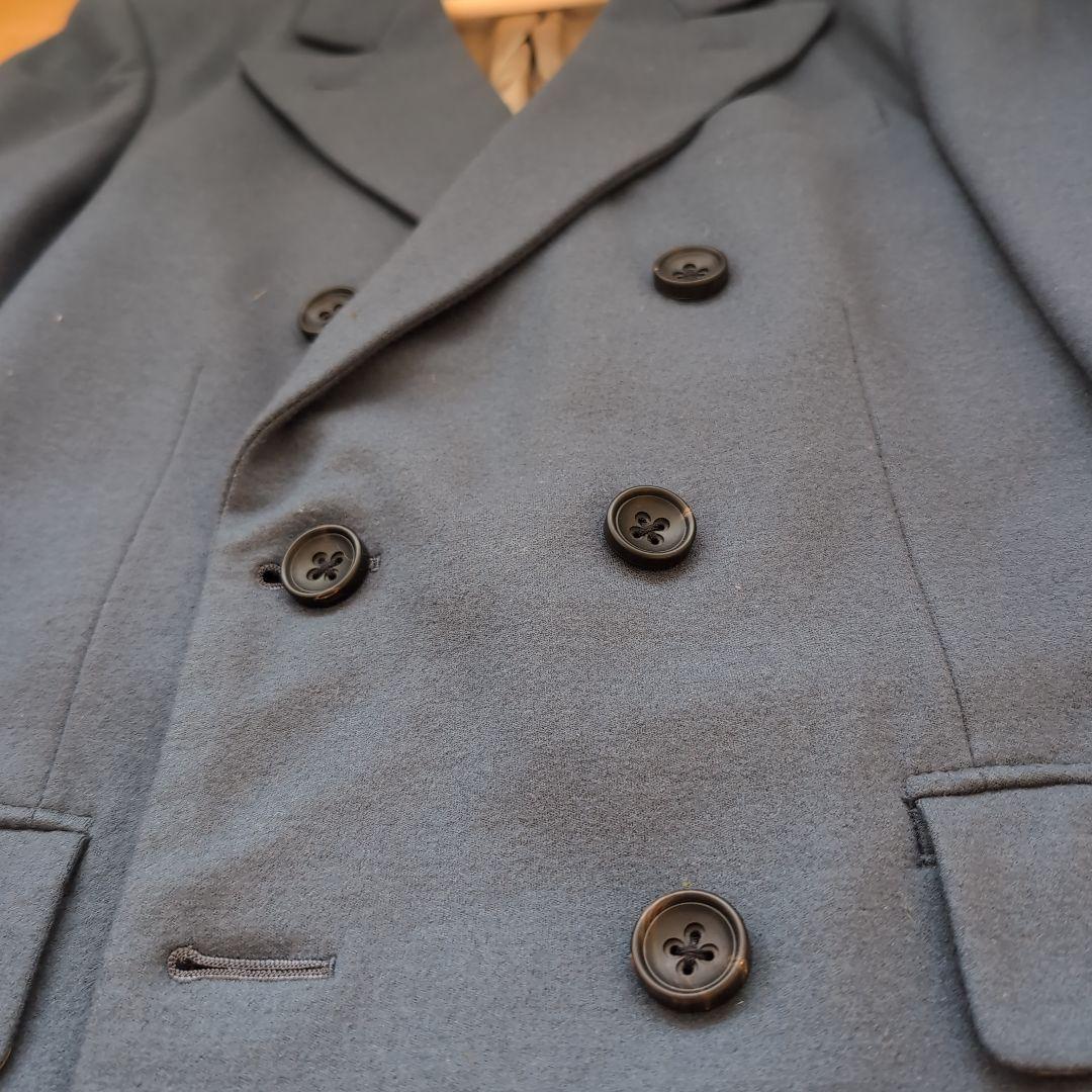 SCYE ウール ダブルブレスト スーツ ダスティブルー