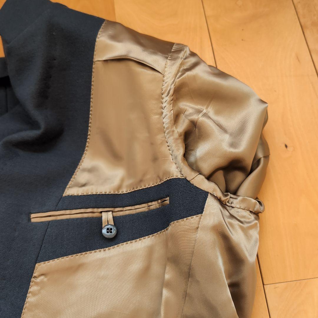 SCYE ウール ダブルブレスト スーツ ダスティブルー