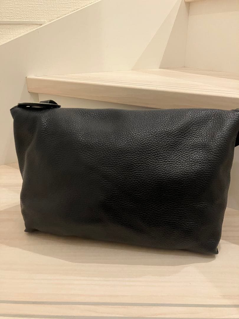 美品　JIL SANDER NAVY ネイビー　レザー　ワンショルダーバッグ