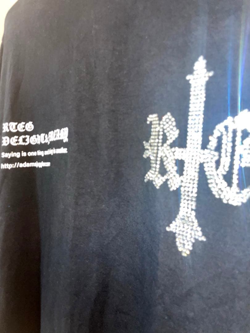 アダムスジャグラー ラインストーン ロンT S 完売品 最終値下げ